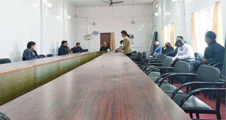 A meeting of the Tuensang DTF for COVID-19 was held on February 6.